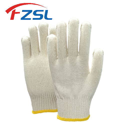 10G 100% cotton knit work gloves