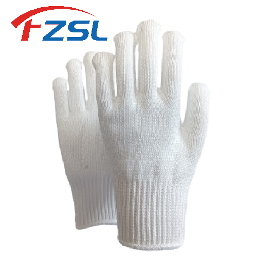 10G white Grade 5 anti-cutting gloves Protective gloves 