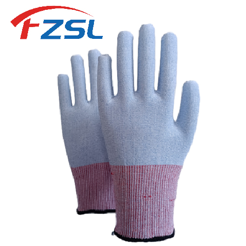 13G sky blue anti-cutting gloves Protective gloves