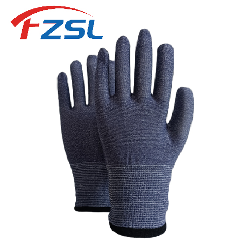 13G Navy blue anti-cutting gloves Protective gloves