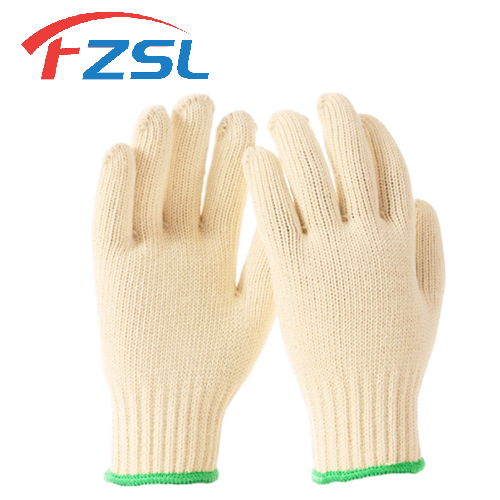 7G 100% cotton high temperature resistant working gloves