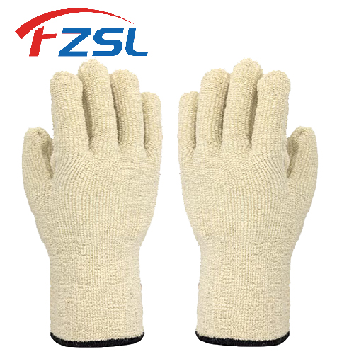 100% pure cotton terry heat-resistant working gloves  