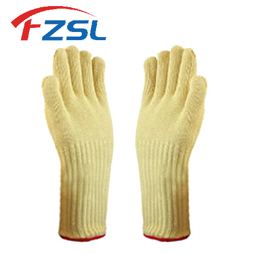 Kevlar heat resistant flame retardant work gloves - extra long