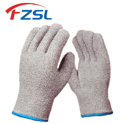 Gray double loop heat resistant working gloves Baking gloves icon