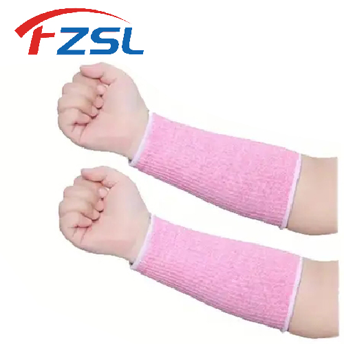 Grade 5 pink anti-cutting arm guard protects the lower arm cuff