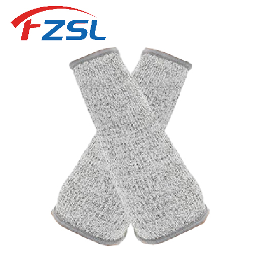 Grade 5 jute grey anti-cutting arm protection sleeve for forearm protection