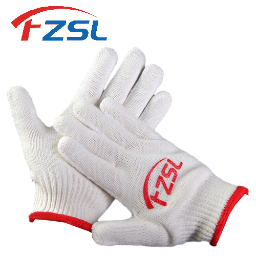 10G printed custom logo knit work gloves