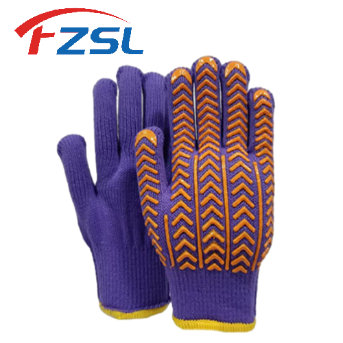 Printed anti-slip silicone, cold-proof and warm Loop-pile gloves for work  